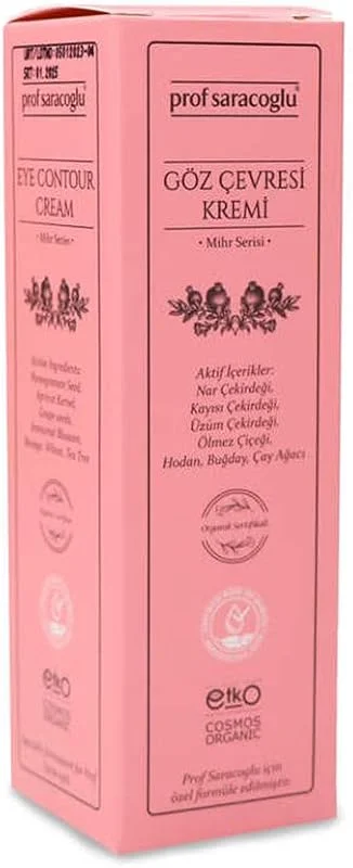 Prof Saracoglu Mihr Organik Göz Çevresi Kremi 30ml Amber — Cilt bakımı