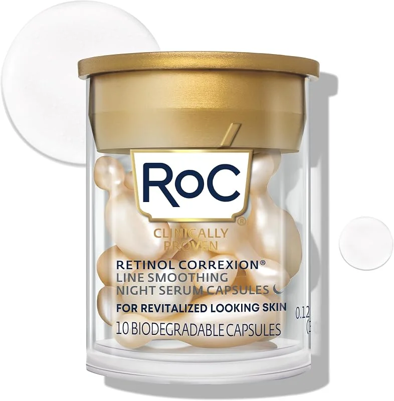 RoC Retinol Correxion Line Smoothing Kırışıklık Karşıtı Kapsül Serum 10 Adet — Cilt bakımı