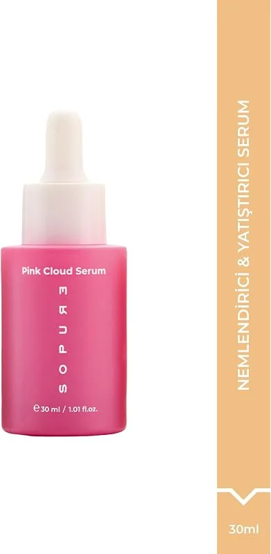 Pink Cloud Serum-Nemlendirici Etkili, Yatıştırıcı, Bariyer Güçlendirici, Hassas Cilt Sakinleştirici, Cica&Hyalüronik Asit İçeren Bakım Serumu-30 ML — Cilt bakımı