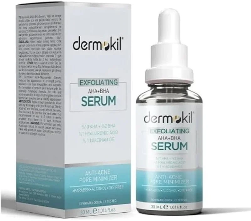 Dermokil Exfoliating Aha+bha Niacinamide Serum 30 Ml — Cilt bakımı
